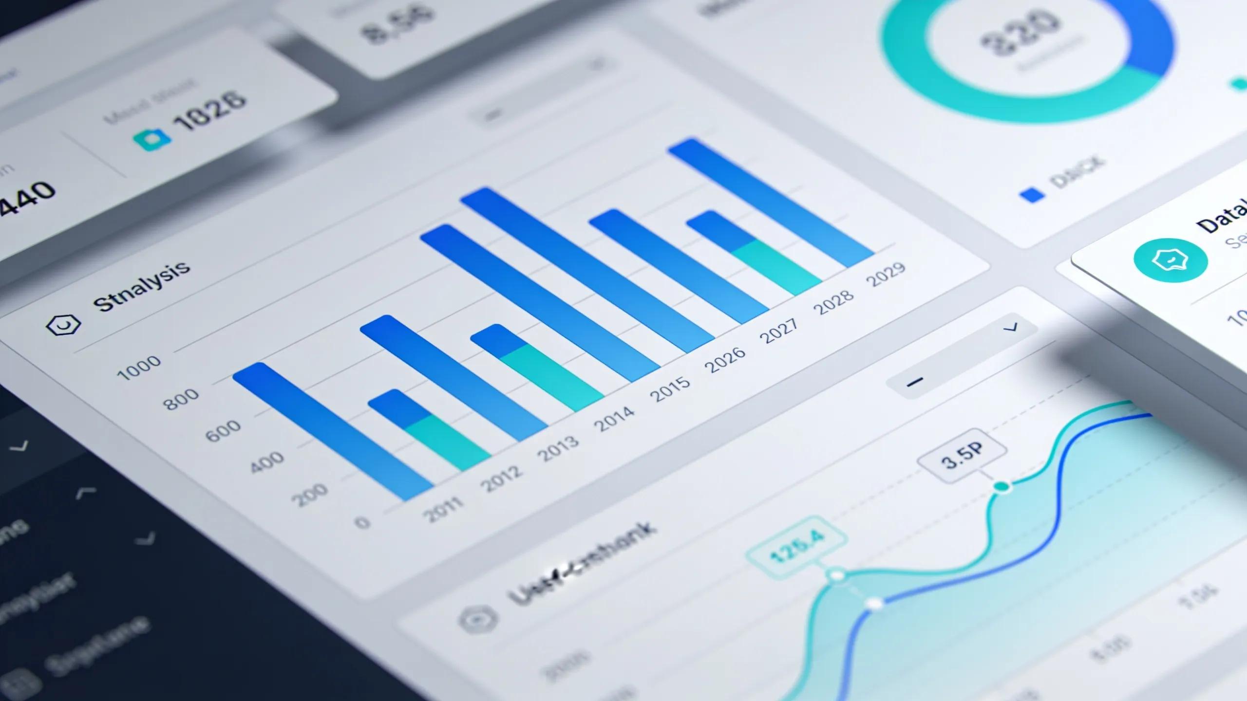 Digital interface representing structured data and user-centric design in Answer Engine Optimization